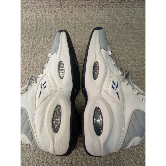 Reebok Shoes Mens Size 12 Allen Iverson The Question White Gray Vintage