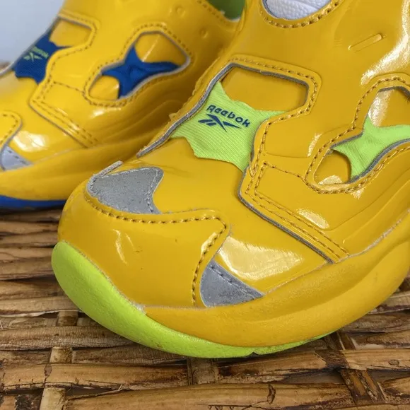 Reebok Versa Pump Fury Minion toddler slip-on shoes