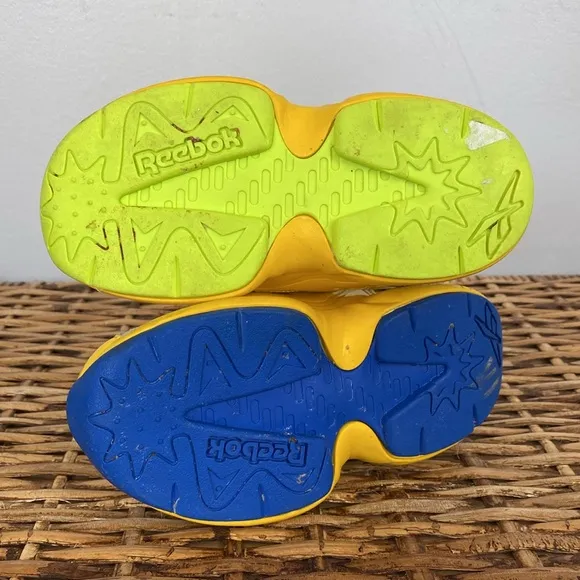 Reebok Versa Pump Fury Minion toddler slip-on shoes