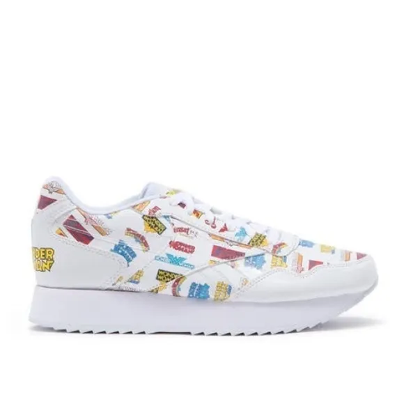 Reebok Wonder Woman White Tennis Shoes sz 9.5
