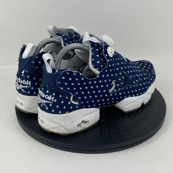 Reebok Classic Instapump Furg Blue/White Athletic Shoes V68675 Men's Size 7