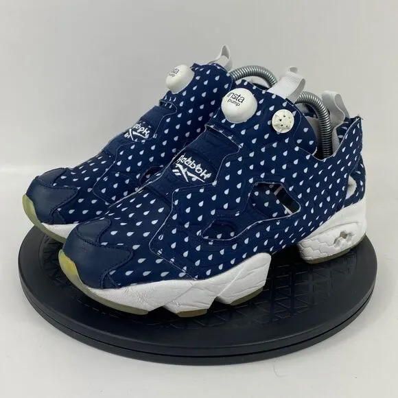 Reebok Classic Instapump Furg Blue/White Athletic Shoes V68675 Men's Size 7