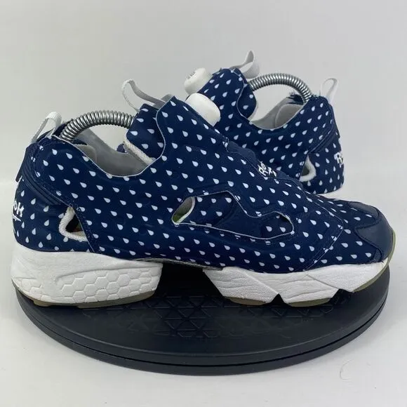 Reebok Classic Instapump Furg Blue/White Athletic Shoes V68675 Men's Size 7