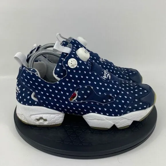 Reebok Classic Instapump Furg Blue/White Athletic Shoes V68675 Men's Size 7