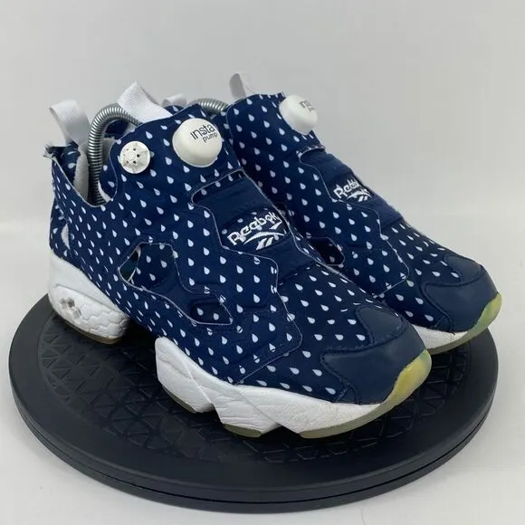 Reebok Classic Instapump Furg Blue/White Athletic Shoes V68675 Men's Size 7