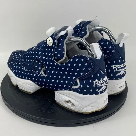 Reebok Classic Instapump Furg Blue/White Athletic Shoes V68675 Men's Size 7