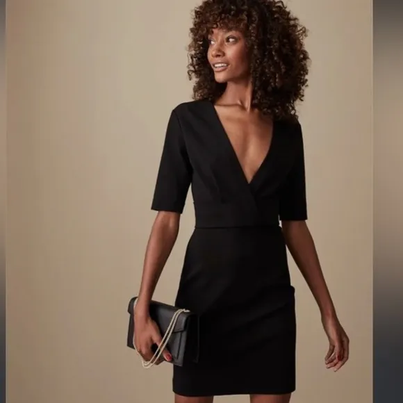 REISS Rebecca Wrap Front Dress
