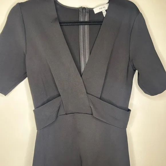 REISS Rebecca Wrap Front Dress