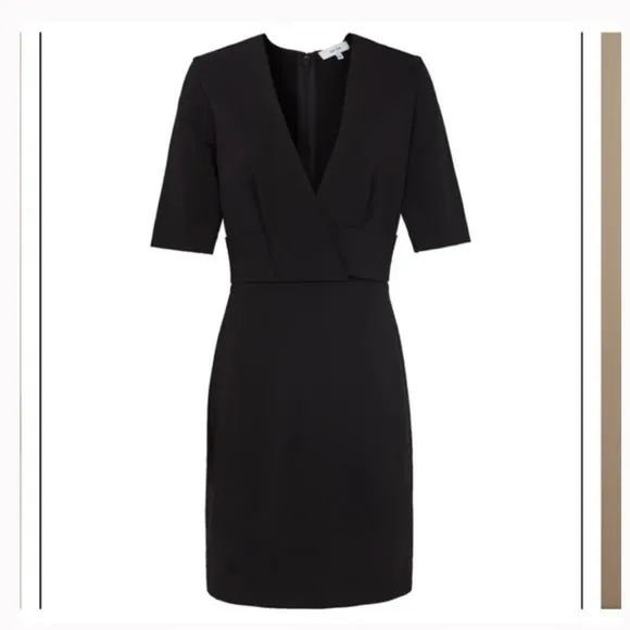REISS Rebecca Wrap Front Dress