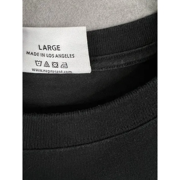 Represent T-shirt Men Owners Club Print LARGE Longe Sleeve Relax Urban