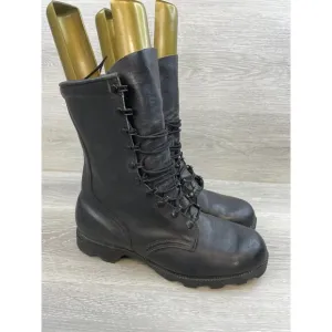Ro-Search PH 9-89 Men's Boot Combat Military Army Vintage Y2K Leather 10W Black