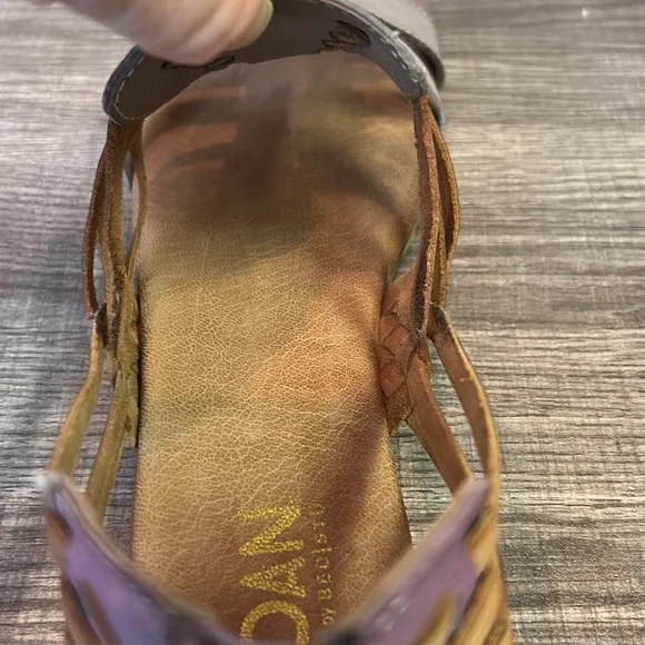 ROAN by BED|STU Clarise Leather Fisherman Sandals Handwoven Open Toe Women’s 11