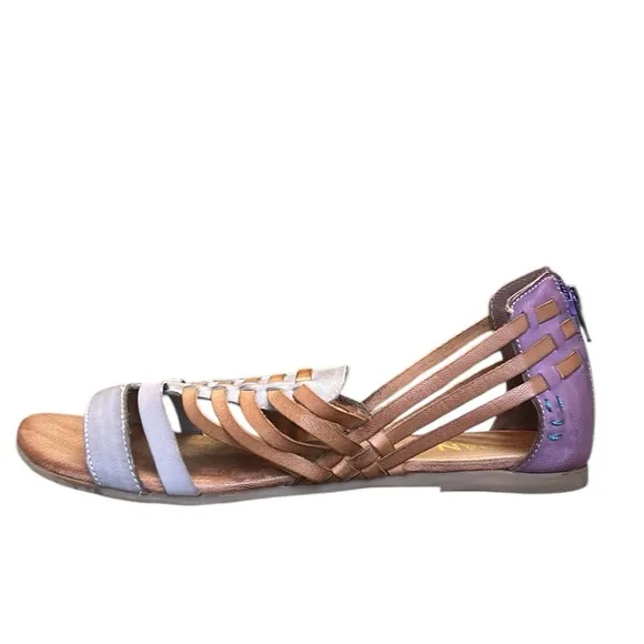 ROAN by BED|STU Clarise Leather Fisherman Sandals Handwoven Open Toe Women’s 11
