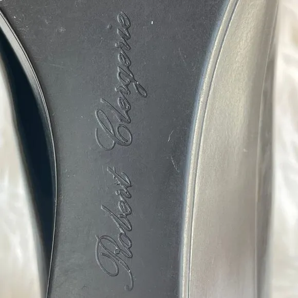 Robert Clergerie Black Patent Women's Platform Shoes Size 7.5