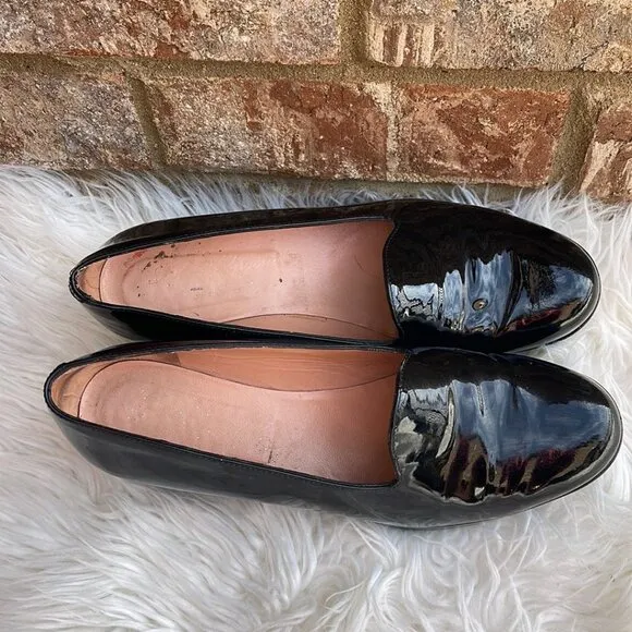 Robert Clergerie Black Patent Women's Platform Shoes Size 7.5