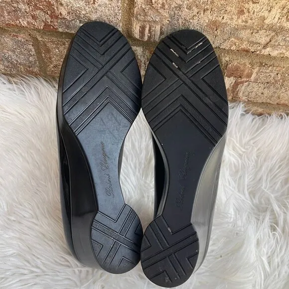 Robert Clergerie Black Patent Women's Platform Shoes Size 7.5