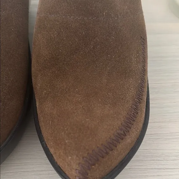 Robert Clergerie Brown Mules Suede Slip-On