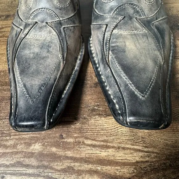 Robert Wayne Rocket Boots Moc Toe Western wear shoe Men’s 8 EUC