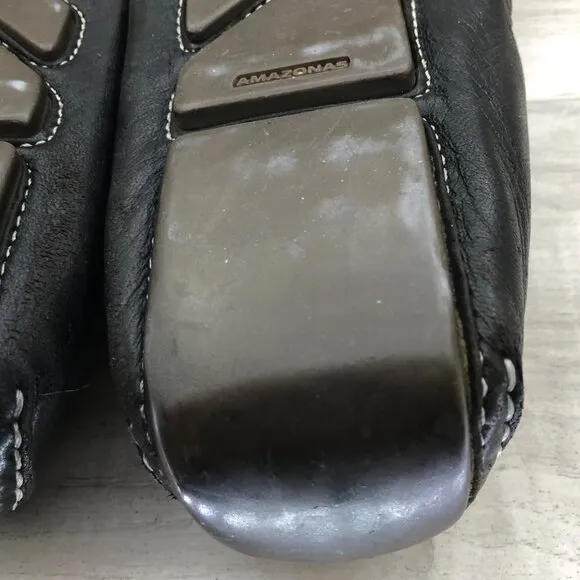 Robert Zur Driving Loafers Mens 11.5 Black Slip On Horsebit Shoes
