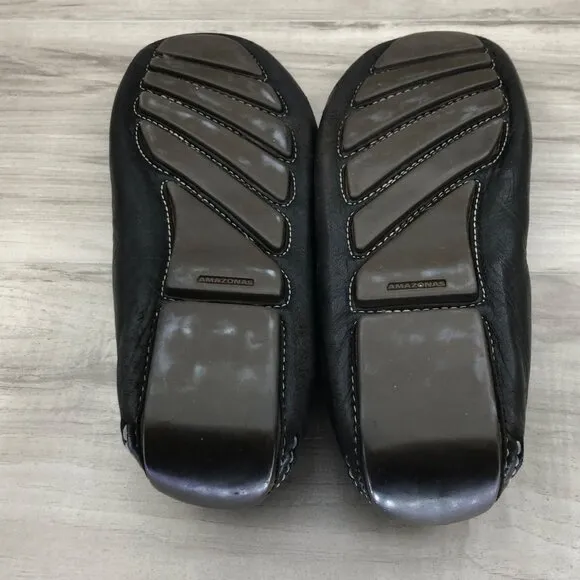 Robert Zur Driving Loafers Mens 11.5 Black Slip On Horsebit Shoes