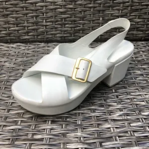 Roberto Del Carlo Buckle Platform Leather Sandals Size 35EU NEW Made in Italy