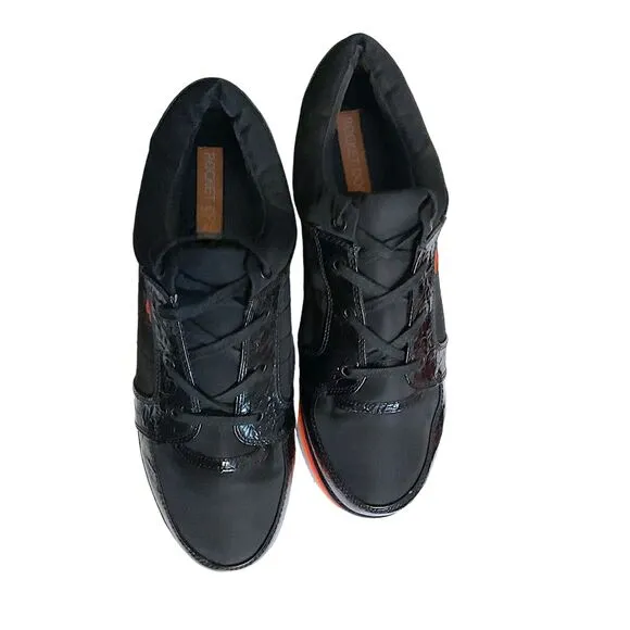 Rocket Dog Shoes Women's 11M Black Rainbow Platform Wedge Creepers Sneaker