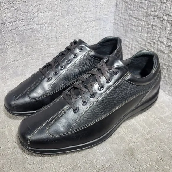 Rockport DMX Men's Size 12M US Black Leather Walking Shoes APM2603A