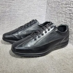 Rockport DMX Men's Size 12M US Black Leather Walking Shoes APM2603A