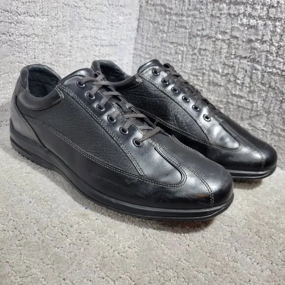Rockport DMX Men's Size 12M US Black Leather Walking Shoes APM2603A
