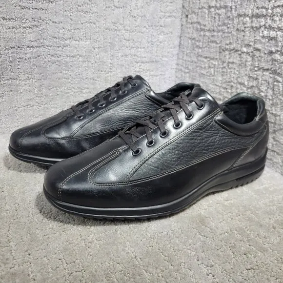 Rockport DMX Men's Size 12M US Black Leather Walking Shoes APM2603A