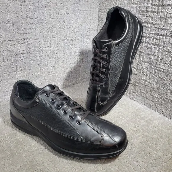 Rockport DMX Men's Size 12M US Black Leather Walking Shoes APM2603A