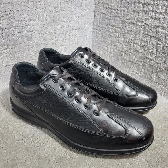 Rockport DMX Men's Size 12M US Black Leather Walking Shoes APM2603A