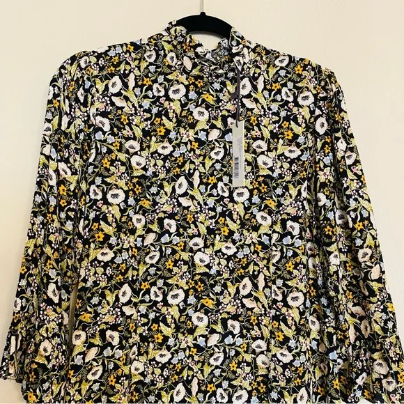 Rolla's Lizzy Elizabeth Meadow Floral Dress Black Size 12 / L NEW