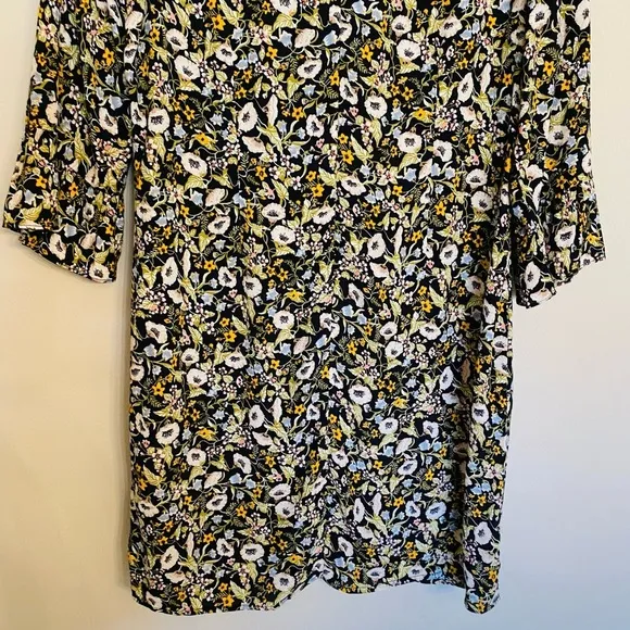 Rolla's Lizzy Elizabeth Meadow Floral Dress Black Size 12 / L NEW