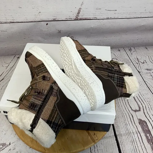 Romika Sneaker Shoes Womens Size 38 7.5 Helsinki 01 Glasgow Kombi Nut Brown
