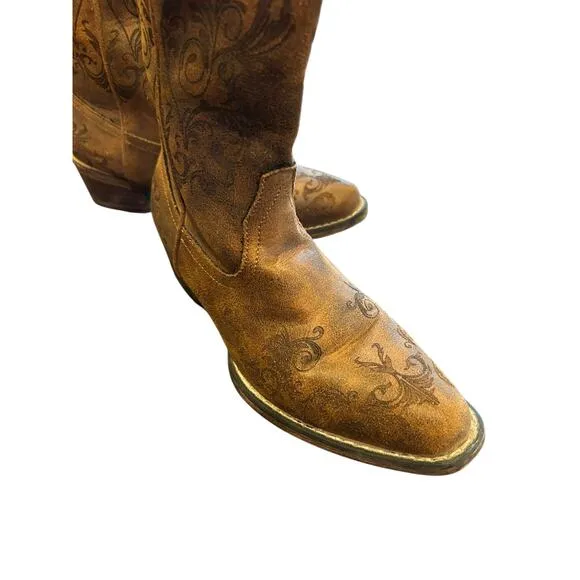Roper Floral Embroidery Women's Boots - Size 6