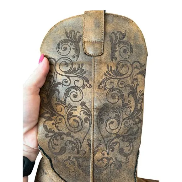 Roper Floral Embroidery Women's Boots - Size 6