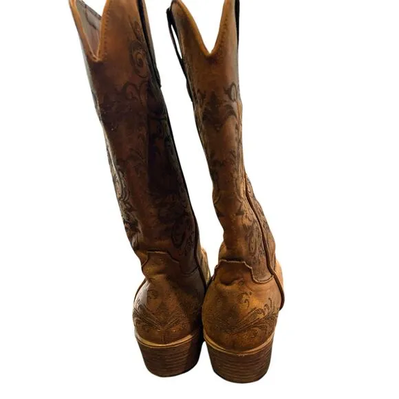 Roper Floral Embroidery Women's Boots - Size 6