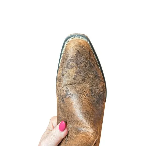 Roper Floral Embroidery Women's Boots - Size 6