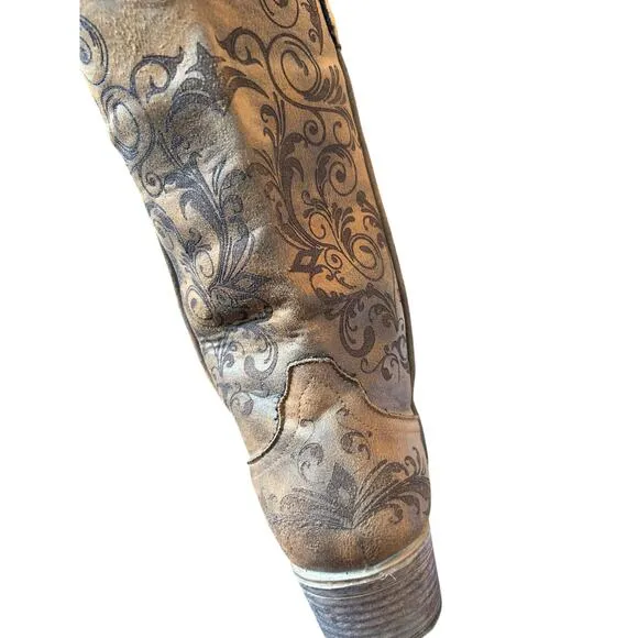 Roper Floral Embroidery Women's Boots - Size 6