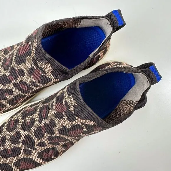 Rothy’s The Chelsea Wildcat Cheetah Print Shoes Sz 7.5
