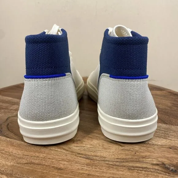 Rothys The High Top Hudson Cream White Womens White Blue Size 8 High Top Shoes