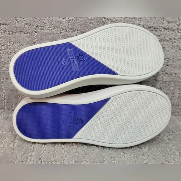 ROTHY'S The Kids Sneaker Navy Flames Slip On Flat Shoes Little Kid's Size 13 New