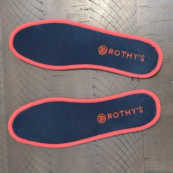 Rothy’s The Original Slip On Sneaker Blue Indigo Gingham Retired Shoes Sz 8