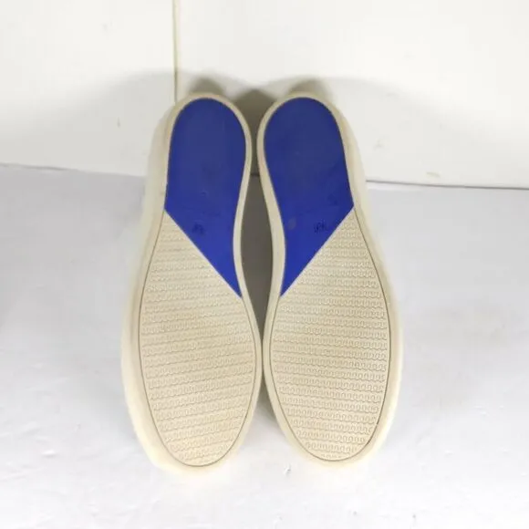 Rothy's Women's The Chelsea Boot US 9 White Knit Flat High Top Shoes Boots