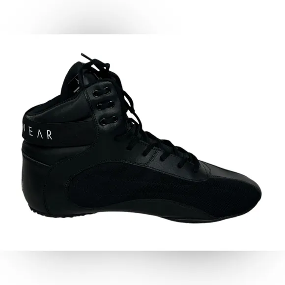 Ryderwear D Mak Black Weightlifting High Top Shoes Men Size 12 Lace Up Sneakers