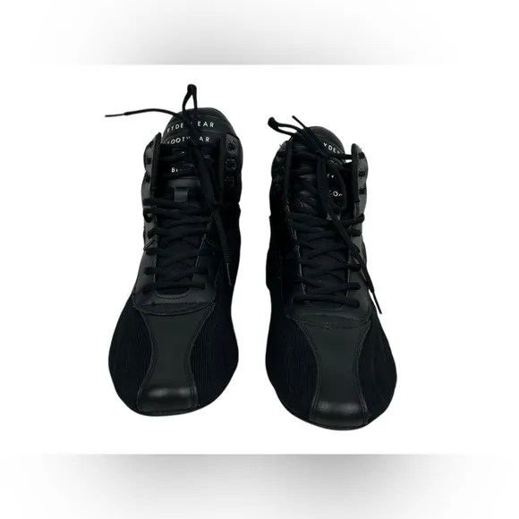 Ryderwear D Mak Black Weightlifting High Top Shoes Men Size 12 Lace Up Sneakers