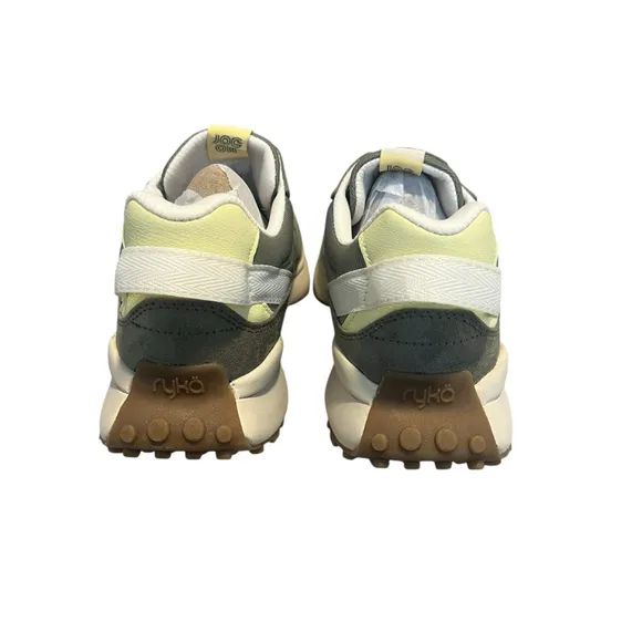 Ryka Jog On Sneaker Womens 7.5 M Slip On Vetivergreen Runner Shoes NEW In Box