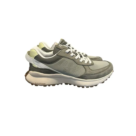 Ryka Jog On Sneaker Womens 7.5 M Slip On Vetivergreen Runner Shoes NEW In Box