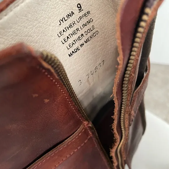SALE Freebird Brown Leather Ankle wWestern Cowboy Boots
